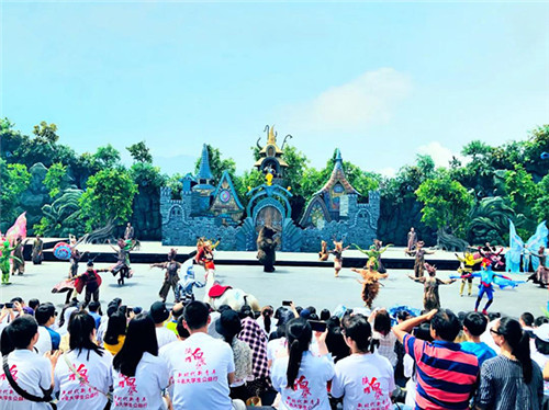 《魔法公主》實景演出現(xiàn)場拍攝